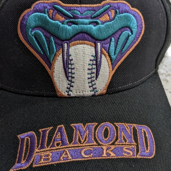 Rare Vintage Arizona Diamondbacks MLB Twin Enterprise Embroidered SnapBack Hat - Picture 6 of 6
